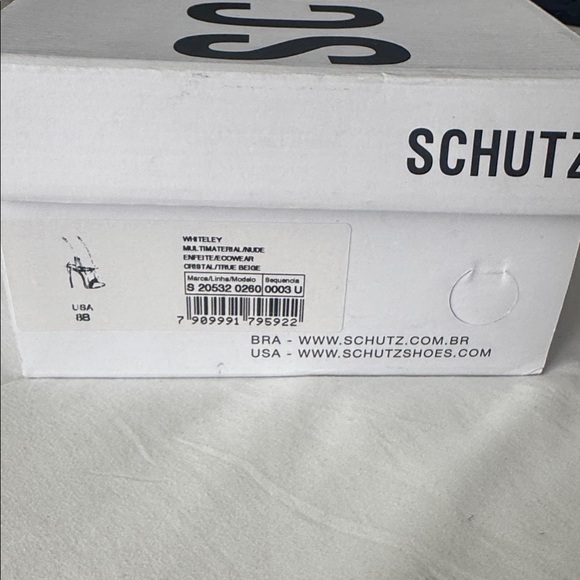 SCHUTZ Nude and Silver Heeled Sandals - Picture 9 of 9